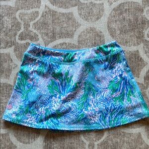 Lilly Pulitzer girls luxletic skort size medium 6-7 EUC